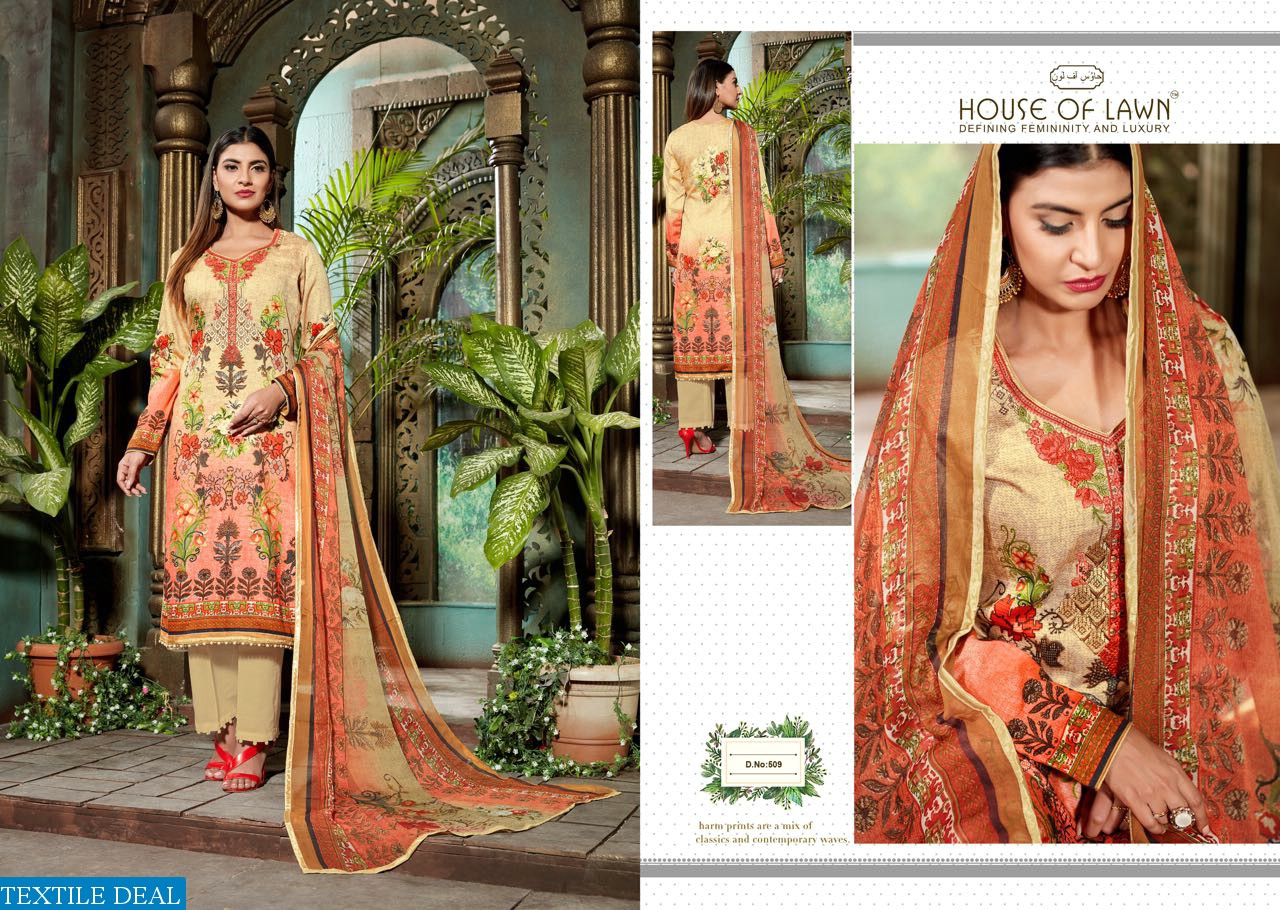 house of lawn muslin vol-5 Wholesale Ethnic dress material